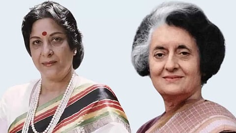 Nargis Dutt  And Indira Gandhi 