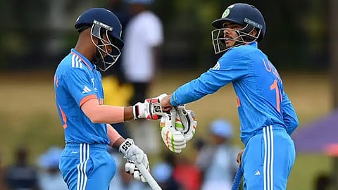 അ​ണ്ട​ർ 19 ലോ​ക​ക​പ്പ്  ഇ​ന്ത്യ സെ​മി​യി​ൽ; നേ​പ്പാ​ളി​നെ 132 റ​ൺ​സി​ന് തോ​ൽ​പ്പി​ച്ചു