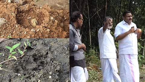 കുമ്പളത്തുമുറിയിൽ അജ്ഞാത ജീവിയുടെ കാൽപ്പാട്: കാട്ടുപൂച്ചയുടേതെന്ന്‌ വനംവകുപ്പ്; എംഎൽഎയും മുൻസിപ്പൽ ചെയർമാനും സ്ഥലത്തെത്തി