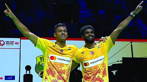 സാത്വിക് സായ്‌രാജ് രങ്കിറെഡ്ഡിയും ചിരാഗ് ഷെട്ടിയും.