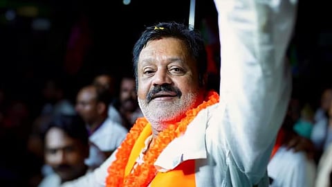 Suresh Gopi leads in thrissur lok sabha election 2024