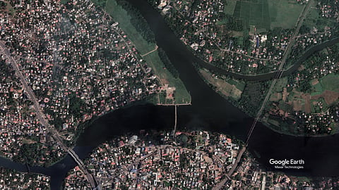 ആലുവ ആകാശദൃശ്യം