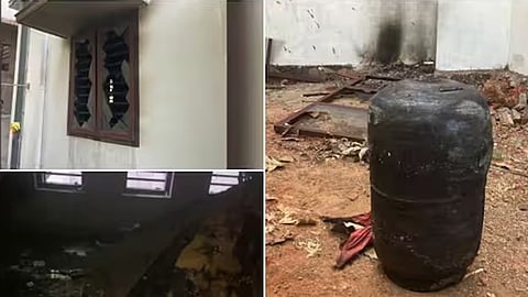 കോഴിക്കോട് ഗ്യാസ് സിലിണ്ടർ പൊട്ടിത്തെറിച്ച് തീപിടിത്തം