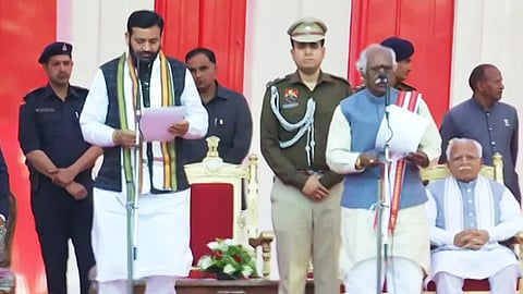 Nayab Singh Saini took oath as the new chief minister of Haryana