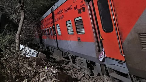 rajasthan train derailed on monday morning