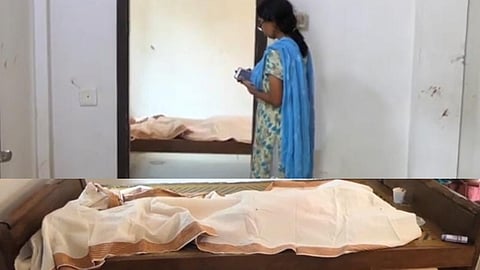 തങ്കളത്ത് അമ്മയുടെ മൃതദേഹത്തിനരികെ മകൾ കാവലിരുന്നത് രണ്ട്‌ ദിവസത്തിലേറെ