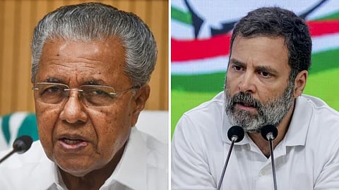 rahul gandhi, pinarayi vijayan