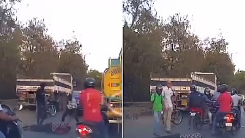 സഹപ്രവർത്തകനെ നടുറോഡിലിട്ട് ക്രൂരമായി മർദിച്ചു; വാടകഗുണ്ടകളടക്കം 5 പേർ അറസ്റ്റിൽ
