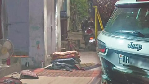 woman drives car over people sleeping outside their home in chennai