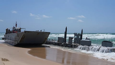 Hamas missile attack in Israel's Tel Aviv