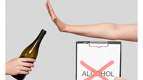 Protest against Kerala liquor policy