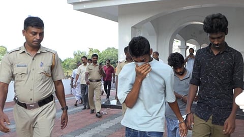 police Evidence was collected with robbers at kothamangalam