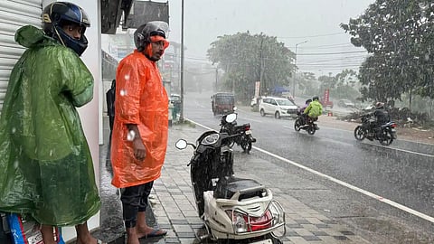 heavy rain at thrissur