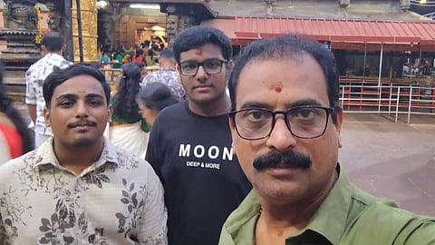 മഞ്ചേശ്വരത്ത് വാഹനാപകടത്തിൽ ഇരിങ്ങാലക്കുട സ്വദേശികളായ അച്ഛനും മക്കളും മരിച്ചു