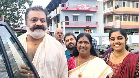 ഏറ്റുമാനൂരപ്പനെ തൊഴുത് തുലാഭാരവും വഴിപാടുകളും നടത്തി സുരേഷ് ഗോപി