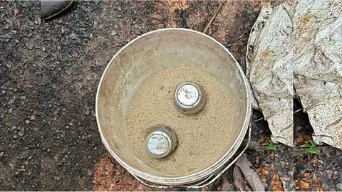 Steel bombs were found in Kuthuparamba kannur