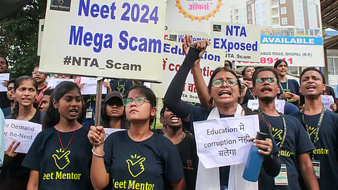 NEET: 68 original Question paper found Burned