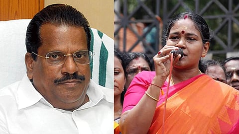 EP Jayarajan files defamation case against Sobha Surendran