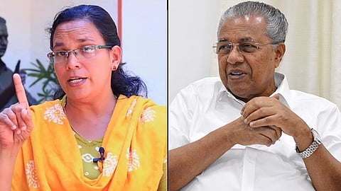 kk rama against pinarayi vijayan