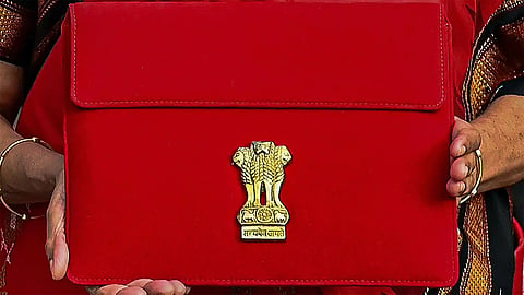 Nirmala Sitharaman's iconic budget tablet in red Bahi Khatta 