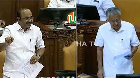 vd satheesan against cm pinarayi in kerala assembly