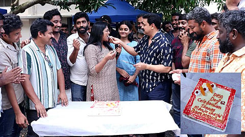 ദിലീപ് ചിത്രം D-150യുടെ ഷൂട്ടിങ്ങിന്‍റെ  65ാം ദിനം ആഘോഷമാക്കി അണിയറപ്രവർത്തകർ