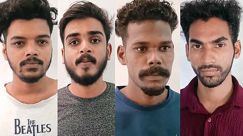 വില്‍പ്പനയ്ക്കായി കൊണ്ടുവന്ന കഞ്ചാവുമായി 4 യുവാക്കൾ അറസ്റ്റിൽ