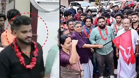 who joined the cpm in pathanamthitta is the accused who is absconding in the murder case
