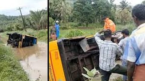 school bus accident at palakkad