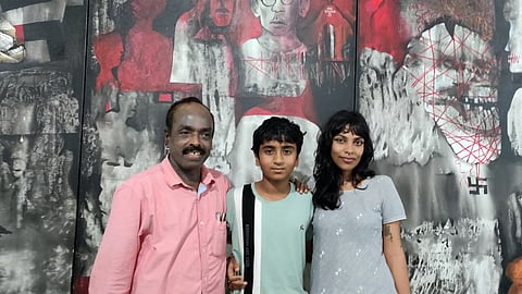 പൊന്ന്യം ചന്ദ്രന്‍റെ നിറങ്ങൾ പ്രതിഷേധിക്കുമ്പോൾ