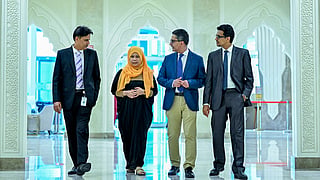 Dr. Rehan Saif, Nur, Dr. Gourab Sen and Dr. Johns Shaji Mathew