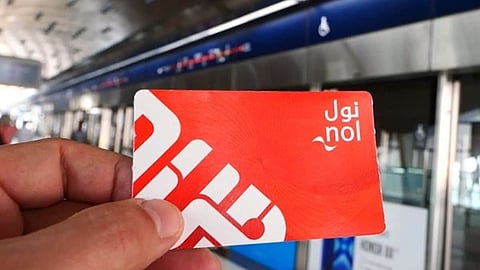 Dubai metro nol card