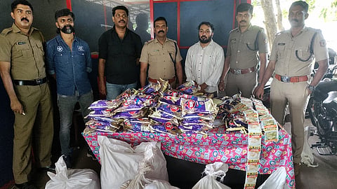 tobacco products worth lakhs was seized