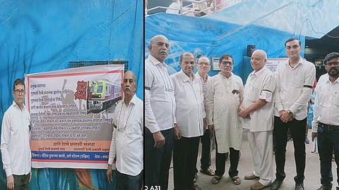 passenger organizations protest against late running of local trains