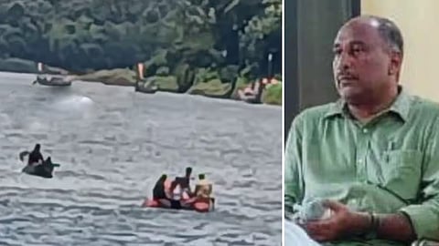 aranmula valla sadya man fell into pambayar dies