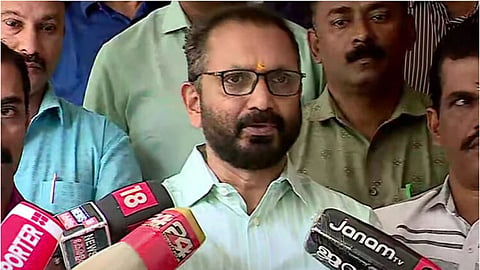RSS leader did not meet ADGP; K Surendran