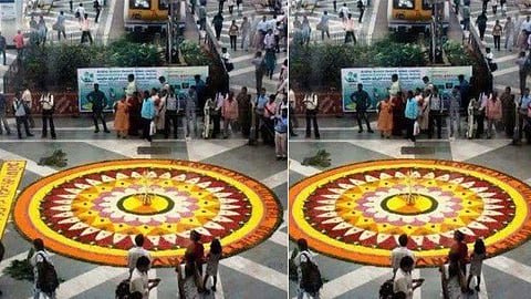 Panvel railway station onam celebration