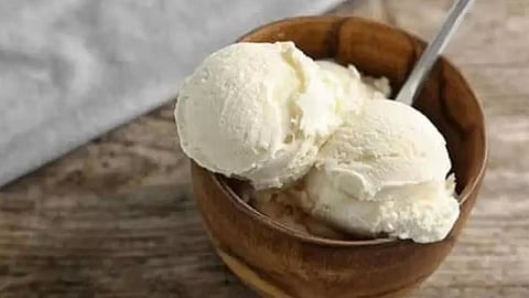 Whisky flavored ice cream