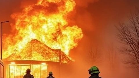 fire at boarding school in Kenya 17 students died