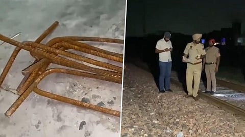 bathinda delhi railway track sabotage attempt