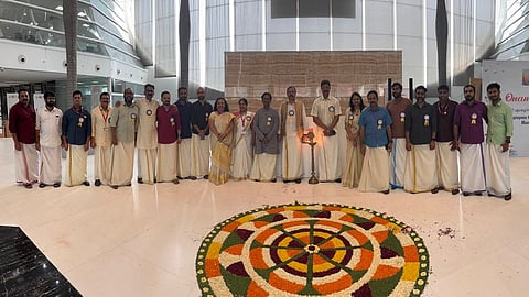 onam celebration at ONGC Mumbai office