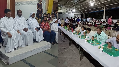 kalamboli saint sebastians church onam celebrations