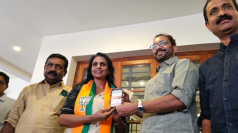 former dgp r sreelekha joined bjp
