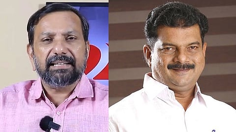 case against p v anvar  on shajan scarias complaint