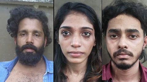 huge drug hunt 3 arrest in angamaly 
