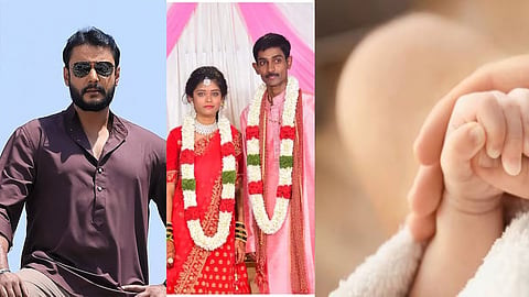 A baby boy was born to the murdered Renuka Swamy