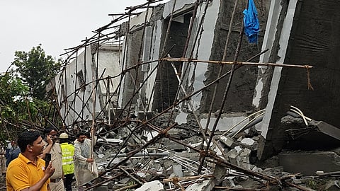 under-construction building collapses in Bengaluru