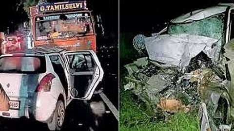Five youths die in Palakkad lorry-car collision