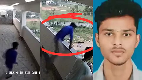 engineering student jumps off hostel 4th floor claims super power