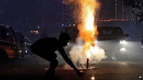 young men lost his hand when fire cracker explosion